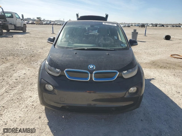 2014 BMW i3 with VIN WBY1Z2C56EVX51285, listed as a Copart auction lot 48204215 with 0 mi miles and Salvage Title. Bid and sale history available at carsss.com. Image 5.