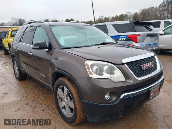 2007 GMC Acadia SLT with VIN 1GKEV33747J168024, listed as a IAAI auction lot 41568617 with 203,080 mi miles. Bid and sale history available at carsss.com. Image 1.