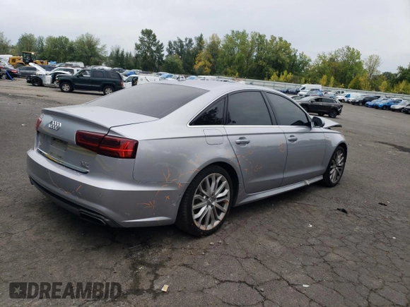 2016 Audi A6 3.0T Prestige with VIN WAUHGBFC7GN017626, listed as a Copart auction lot 70387633 with 0 mi miles. Bid and sale history available at carsss.com. Image 3.