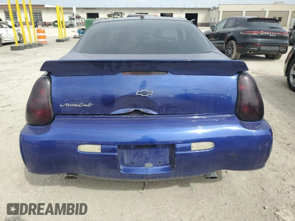 2005 Chevrolet Monte Carlo LS with VIN 2G1WW12E559267972, listed as a Copart auction lot 49661905 with 177,873 mi miles and Salvage Title. Bid and sale history available at carsss.com. Image 6.