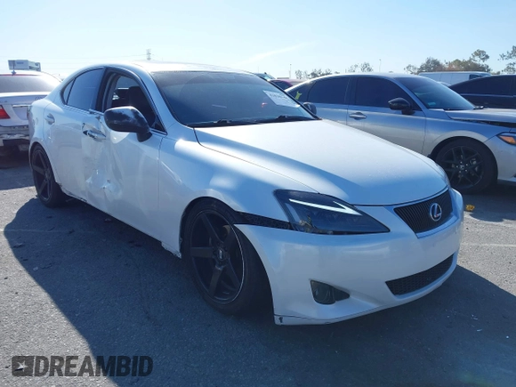 2008 Lexus IS 250 z VIN JTHBK262185082440, wystawiony jako IAAI lot #41830148 z przebiegiem 144 467 mil mil oraz . Historia ofert i sprzedaży dostępna na DreamBid. Obrazek 1.