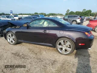 2002 Lexus SC with VIN JTHFN48YX20032906, listed as a Copart auction lot 65420494 with 129,152 mi miles and Salvage Title. Bid and sale history available at carsss.com. Image 2.