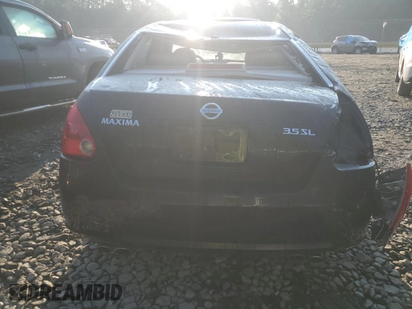 2008 Nissan Maxima 3.5 SE with VIN 1N4BA41E48C809136, listed as a Copart auction lot 72536734 with 0 mi miles and Salvage Title. Bid and sale history available at carsss.com. Image 6.