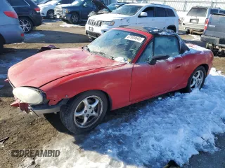2001 Mazda MX-5 Miata with VIN JM1NB353410202815, listed as a Copart auction lot 87804645 with 112,497 mi miles and Salvage Title. Bid and sale history available at DreamBid. Image 1.