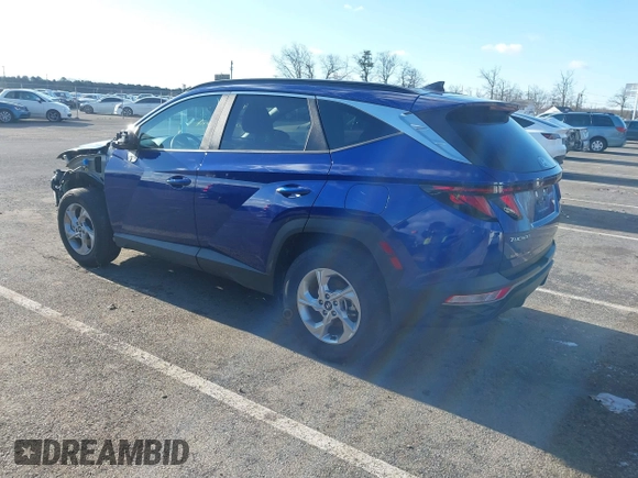 2024 Hyundai Tucson SEL with VIN 5NMJBCDE5RH295244, listed as a IAAI auction lot 41574782 with 26,731 mi miles. Bid and sale history available at carsss.com. Image 3.