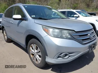 2012 Honda CR-V EX-L with VIN JHLRM4H75CC008752, listed as a IAAI auction lot 42150995 with 159,313 mi miles. Bid and sale history available at carsss.com. Image 1.