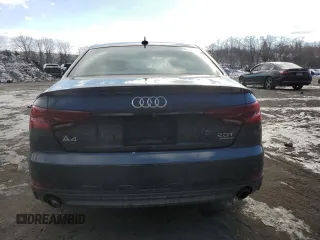 2018 Audi A4 Premium with VIN WAUDNAF46JA143840, listed as a Copart auction lot 45106615 with 0 mi miles and Salvage Title. Bid and sale history available at carsss.com. Image 6.