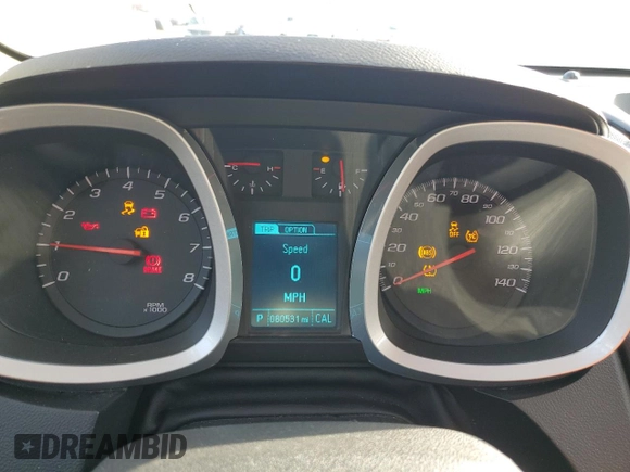2015 Chevrolet Equinox LTZ with VIN 2GNFLDE35F6376485, listed as a Copart auction lot 45392635 with 80,530 mi miles and Salvage Title. Bid and sale history available at carsss.com. Image 9.