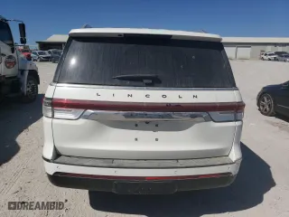 2022 Lincoln Navigator Black Label with VIN 5LMJJ2TT4NEL09900, listed as a Copart auction lot 74687794 with 0 mi miles and Salvage Title. Bid and sale history available at carsss.com. Image 6.