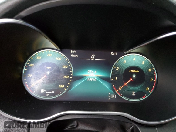 2020 Mercedes-Benz C 300 with VIN 55SWF8EB3LU327370, listed as a Copart auction lot 84667564 with 59,810 mi miles and Salvage Title. Bid and sale history available at DreamBid. Image 9.