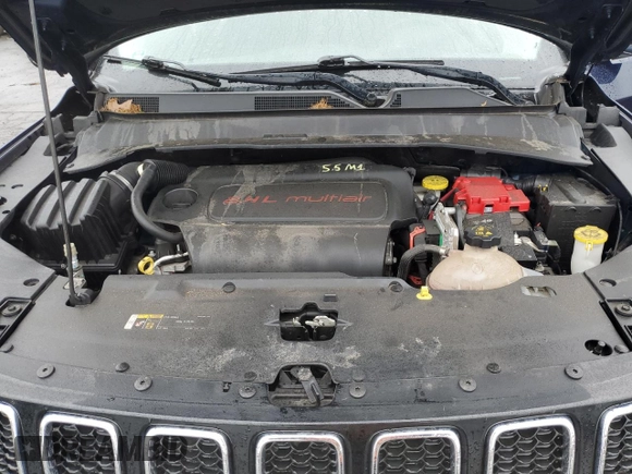 2019 Jeep Compass Limited with VIN 3C4NJCCB7KT730818, listed as a Copart auction lot 61362545 with 57,939 mi miles and Salvage title. Bid and sale history available at DreamBid. Image 12.