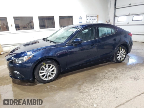 2016 Mazda 3 i Sport with VIN JM1BM1U79G1355134, listed as a Copart auction lot 55885965 with 66,375 mi miles and Salvage Title. Bid and sale history available at DreamBid. Image 1.