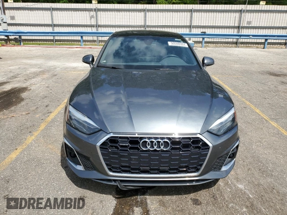 2022 Audi A5 Sportback S line Premium with VIN WAUDACF57NA029920, listed as a Copart auction lot 50598924 with 30,345 mi miles and Salvage Title. Bid and sale history available at carsss.com. Image 5.