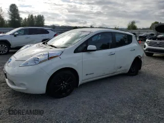 2017 Nissan LEAF S with VIN 1N4BZ0CP6HC309432, listed as a Copart auction lot 58041175 with 48,712 mi miles and Salvage title. Bid and sale history available at DreamBid. Image 1.