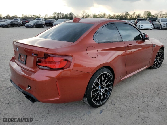 2020 BMW M2 Competition with VIN WBS2U7C07L7G07442, listed as a Copart auction lot 42300413 with NaN miles. Bid and sale history available at carsss.com. Image 3.