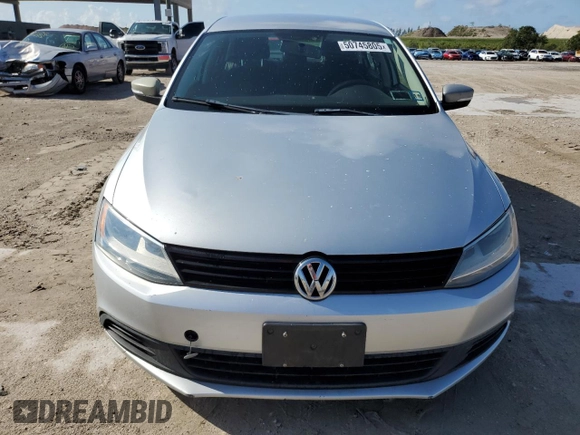2011 Volkswagen Jetta SE with VIN 3VWDZ7AJ8BM323670, listed as a Copart auction lot 50745805 with 134,848 mi miles and Clean title. Bid and sale history available at DreamBid. Image 5.