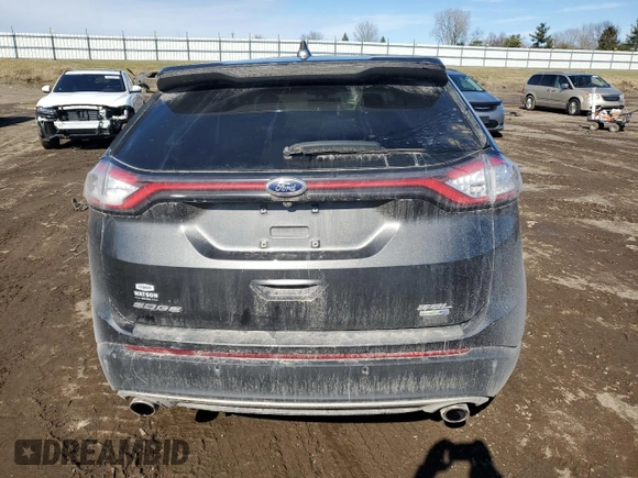 2018 Ford Edge SEL with VIN 2FMPK4J95JBC36541, listed as a Copart auction lot 48957375 with 92,933 mi miles and Clean Title. Bid and sale history available at DreamBid. Image 6.