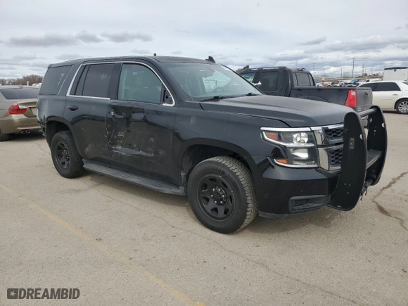 2017 Chevrolet Tahoe Commercial with VIN 1GNSKDEC9HR205490, listed as a Copart auction lot 48721705 with 158,853 mi miles and Salvage Title. Bid and sale history available at carsss.com. Image 4.