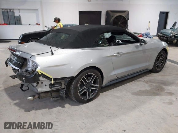 2018 Ford Mustang EcoBoost Premium with VIN 1FATP8UH2J5156459, listed as a IAAI auction lot 41963538 with 109,450 mi miles and . Bid and sale history available at carsss.com. Image 4.