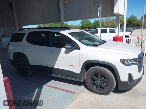 2021 GMC Acadia AT4 with VIN 1GKKNLLS0MZ102445, listed as a IAAI auction lot 41827776 with 105,336 mi miles. Bid and sale history available at carsss.com. Image 13.
