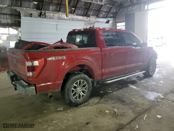 2022 Ford F-150 XL with VIN 1FTFW1E84NKE59606, listed as a Copart auction lot 87234444 with 0 mi miles and Salvage Title. Bid and sale history available at carsss.com. Image 3.