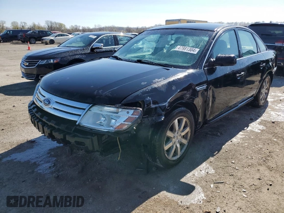 2008 Ford Taurus SEL with VIN 1FAHP24W18G187296, listed as a Copart auction lot 47981304 with 211,077 mi miles and Salvage Title. Bid and sale history available at carsss.com. Image 1.