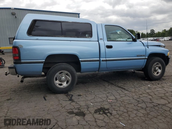 1996 Dodge 1500 с VIN 1B7HC16Z8TS557396, выставлен на аукционе Copart как лот 56996805 с пробегом 128 218 миль миль и Списание • Salvage title. История ставок и продаж доступна на DreamBid. Изображение 3.