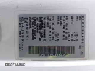 2020 Nissan NV200 SV с VIN 3N6CM0KN2LK707170, выставлен на аукционе IAAI как лот 42034178 с пробегом 118 669 миль миль и . История ставок и продаж доступна на DreamBid. Изображение 9.