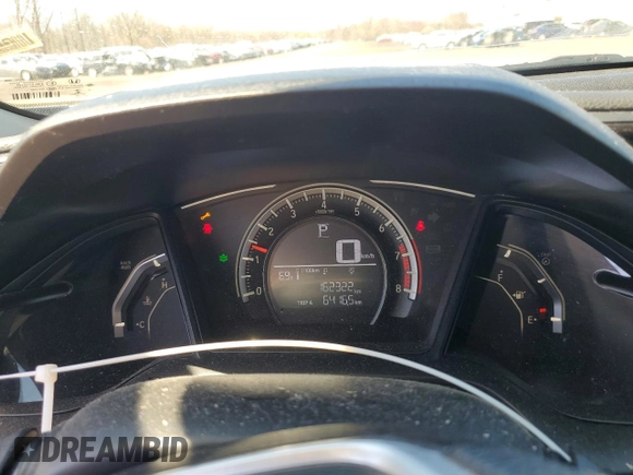 2018 Honda Civic Sedan LX with VIN 19XFC2F5XJE204202, listed as a Copart auction lot 52745665 with 162,322 mi miles and Salvage Title. Bid and sale history available at carsss.com. Image 9.