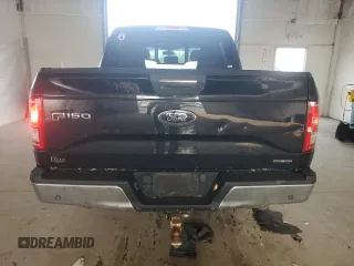 2015 Ford F-150 XLT with VIN 1FTEW1EF0FFA69722, listed as a Copart auction lot 59671695 with 189,690 mi miles and Salvage title. Bid and sale history available at DreamBid. Image 6.