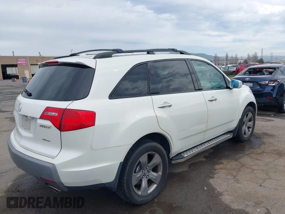 2009 Acura MDX Sport/Pwr Tail Gate with VIN 2HNYD28799H507129, listed as a IAAI auction lot 39407862 with 133,789 mi miles. Bid and sale history available at carsss.com. Image 4.