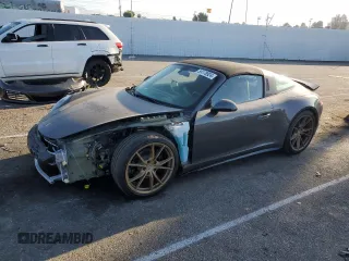 2019 Porsche 911 4 with VIN WP0BA2A91KS120069, listed as a Copart auction lot 59178924 with 44,442 mi miles and Salvage Title. Bid and sale history available at carsss.com. Image 1.