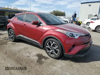 2019 Toyota C-HR XLE with VIN JTNKHMBX5K1048945, listed as a Copart auction lot 50242345 with 44,252 mi miles and Salvage Title. Bid and sale history available at DreamBid. Image 4.