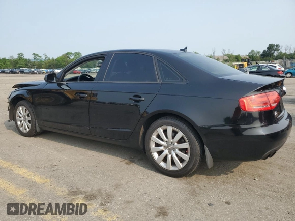 2012 Audi A4 Premium with VIN WAUAFAFL9CN019838, listed as a Copart auction lot 60130425 with 140,416 mi miles and Salvage title. Bid and sale history available at DreamBid. Image 2.