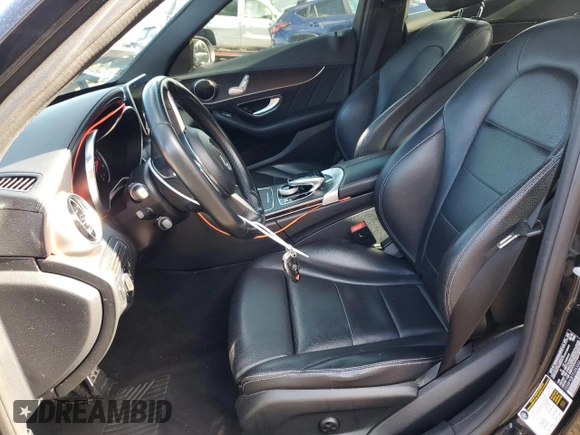 2015 Mercedes-Benz C 300 with VIN 55SWF4JB1FU053332, listed as a Copart auction lot 78577674 with 106,445 mi miles and Salvage Title. Bid and sale history available at carsss.com. Image 7.
