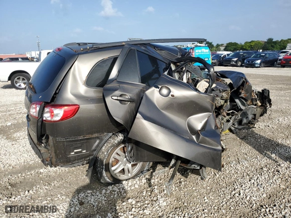 2012 Hyundai Santa Fe GLS with VIN 5XYZG3AB0CG145753, listed as a Copart auction lot 70512233 with 0 mi miles and Salvage Title. Bid and sale history available at carsss.com. Image 3.
