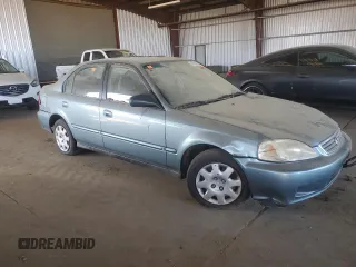 2000 Honda Civic VP z VIN 2HGEJ6611YH517547, wystawiony jako Copart lot #48056345 z przebiegiem 192 274 mil mil oraz Szkoda całkowita • Salvage title. Historia ofert i sprzedaży dostępna na DreamBid. Obrazek 4.