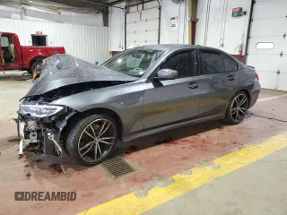 2021 BMW 3 Series 330i xDrive with VIN 3MW5R7J03M8C21135, listed as a Copart auction lot 60103245 with Not provided miles and Salvage title. Bid and sale history available at DreamBid. Image 1.