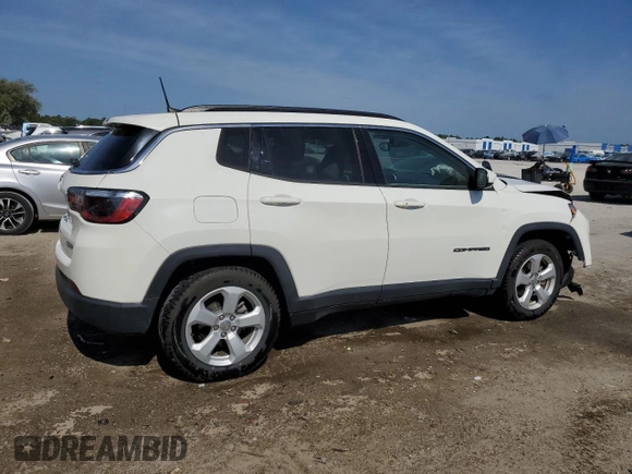 2021 Jeep Compass Altitude with VIN 3C4NJCBB7MT510177, listed as a Copart auction lot 55728605 with 62,197 mi miles and Non repairable. Bid and sale history available at DreamBid. Image 3.