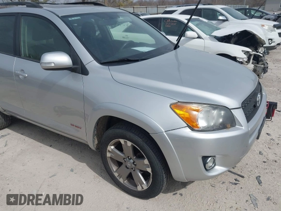 2012 Toyota RAV4 Sport with VIN JTMRF4DV2C5057309, listed as a IAAI auction lot 41809274 with 87,392 mi miles. Bid and sale history available at carsss.com. Image 1.