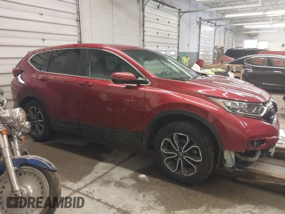 2021 Honda CR-V EX with VIN 2HKRW2H5XMH603936, listed as a IAAI auction lot 41238473 with Not Provided miles. Bid and sale history available at carsss.com. Image 13.