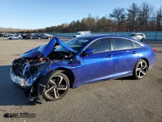 2020 Honda Accord Sedan Sport with VIN 1HGCV1F32LA127113, listed as a Copart auction lot 45515805 with 0 mi miles and Salvage Title. Bid and sale history available at carsss.com. Image 1.