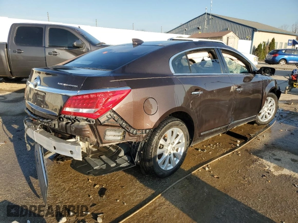 2015 Buick LaCrosse Leather with VIN 1G4GB5GR4FF204781, listed as a Copart auction lot 78173844 with 100,159 mi miles and Non Repairable. Bid and sale history available at DreamBid. Image 3.