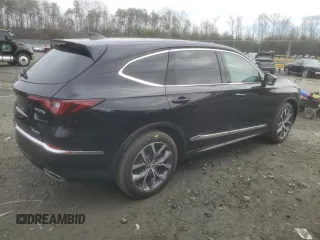 2024 Acura MDX w/Technology Package with VIN 5J8YE1H47RL008630, listed as a Copart auction lot 51585655 with 16,498 mi miles and Salvage Title. Bid and sale history available at carsss.com. Image 3.