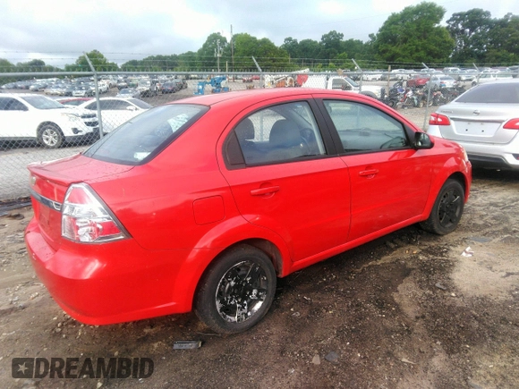 2011 Chevrolet Aveo 1LT with VIN KL1TD5DE4BB148168, listed as a IAAI auction lot 42320487 with 64,538 mi miles and . Bid and sale history available at DreamBid. Image 4.