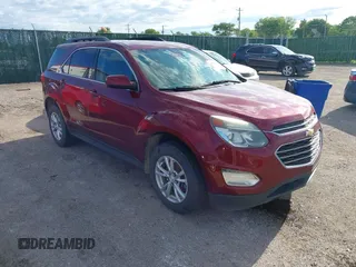 2017 Chevrolet Equinox LT with VIN 2GNFLFEK9H6107170, listed as a IAAI auction lot 42159884 with 118,228 mi miles. Bid and sale history available at carsss.com. Image 1.