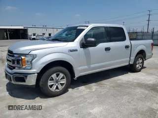 2018 Ford F-150 XL with VIN 1FTEW1CP1JKC28176, listed as a Copart auction lot 66037815 with 98,084 mi miles and Salvage title. Bid and sale history available at DreamBid. Image 1.
