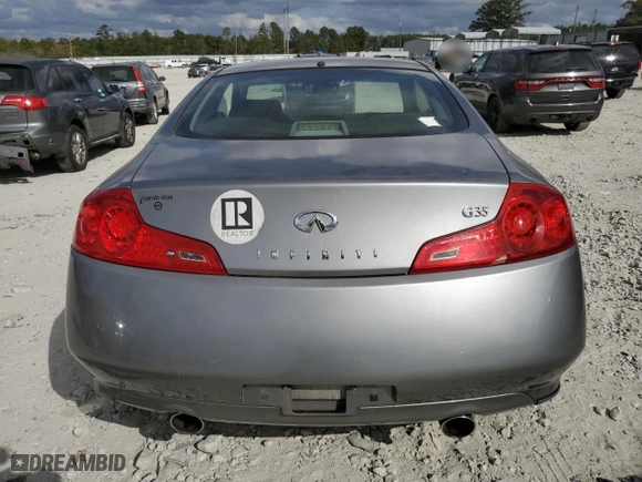 2006 Infiniti G35 Coupe with VIN JNKCV54E06M710694, listed as a Copart auction lot 78451314 with 241,709 mi miles and Non Repairable. Bid and sale history available at carsss.com. Image 6.
