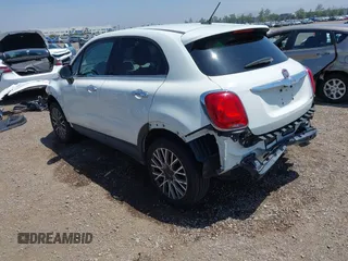 2017 FIAT 500X Lounge with VIN ZFBCFYDB3HP570960, listed as a IAAI auction lot 42326968 with 107,945 mi miles and . Bid and sale history available at DreamBid. Image 3.