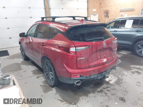 2021 Acura RDX w/A-Spec Package with VIN 5J8TC2H61ML036648, listed as a IAAI auction lot 41509780 with 30,847 mi miles. Bid and sale history available at carsss.com. Image 3.